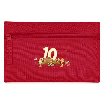 10e anniversaire chantier de construction - Trousse - rouge - Devant
