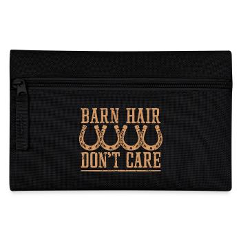 Pour les cavalières et les amoureux des écuries - Trousse - noir - Devant