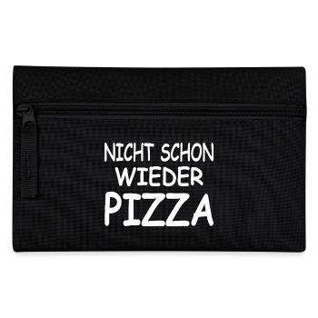 Pizza - Federtasche - Schwarz - Vorne