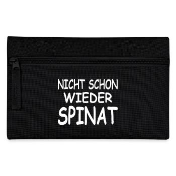 Spinat - Federtasche - Schwarz - Vorne