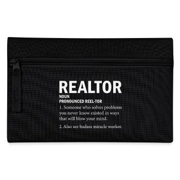 Realtor Real Estate Agent - Pencil Case - black - Front