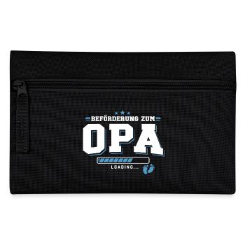 Beförderung zum Opa loading - Federtasche - Schwarz - Vorne