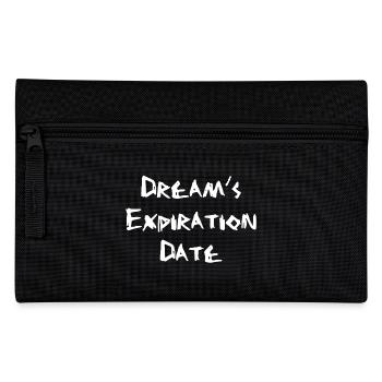 Expiration date of the dream - Pencil Case - black - Front