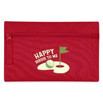 Happy Birdie To Me Golfer Golf - Pencil Case - red - Front