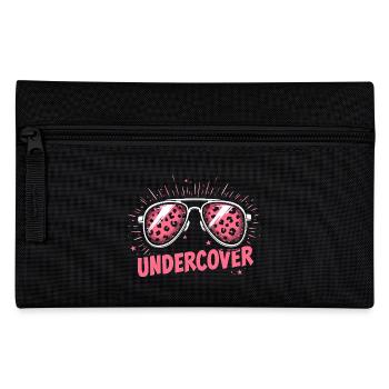 Lustige Sonnenbrille und Undercover Speech Kostüm - Federtasche - Schwarz - Vorne