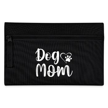 Stylish Dog Mom Motif for Dog Lovers - Pencil Case - black - Front