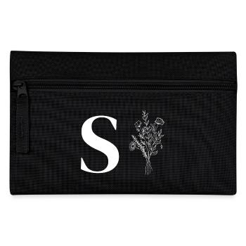 Minimalist flowers - Pencil Case - black - Front
