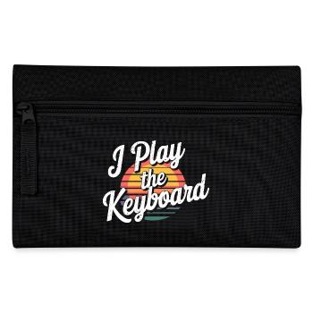 I Play The Keyboard 18 - Federtasche - Schwarz - Vorne