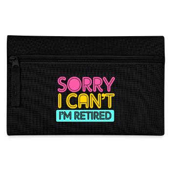 Retirement 2025 Pensioner Pension Pensioner - Pencil Case - black - Front