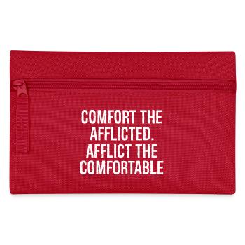 Confort Les affligés Affliger Les confortables - Trousse - rouge - Devant