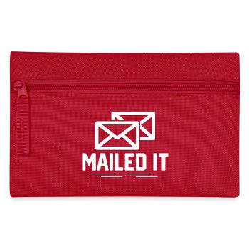 Mailed It Mailman Postal Worker - Federtasche - Rot - Vorne