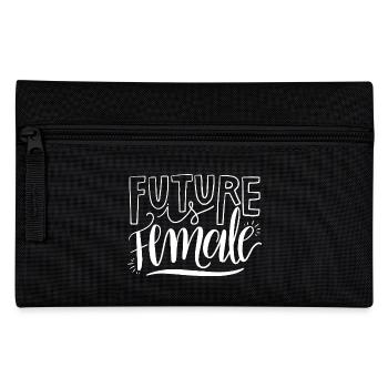Féminisme Dicton Cadeau Vintage Émancipation - Trousse - noir - Devant