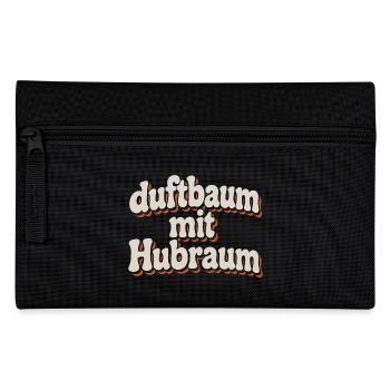 Duftbaum mit Hubraum - Federtasche - Schwarz - Vorne