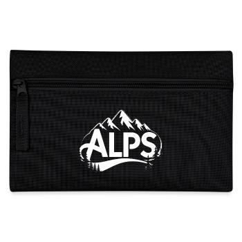 Alps - Hiking Design - Pencil Case - black - Front