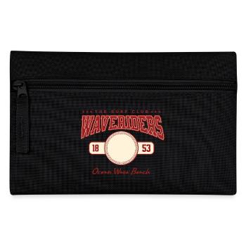 Surf club vibes in retro style - Pencil Case - black - Front