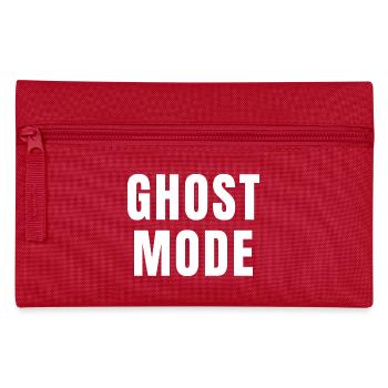 Ghost Mode Focus Power Mindset Success Growth - Pencil Case - red - Front