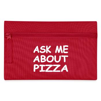 Pizza - Pencil Case - red - Front