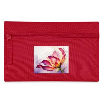 Water-coloured blossoms - Pencil Case - red - Front