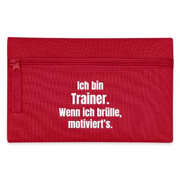 Je suis un formateur motivant - Trousse - rouge - Devant