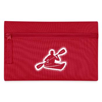 Canoe Paddle Boat Men Kids Kayak - Pencil Case - red - Front