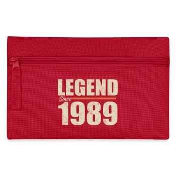 Geburtstag 1989 | Legende seit 1989 - Federtasche - Rot - Vorne