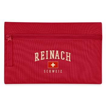 Reinach Switzerland Emblem Logo - Pencil Case - red - Front