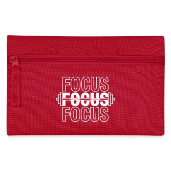 FOCUS Gym Motivation Barbell - Trousse - rouge - Devant