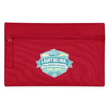 Runs backwards for me - Pencil Case - red - Front
