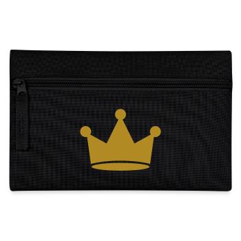 Krone - Federtasche - Schwarz - Vorne