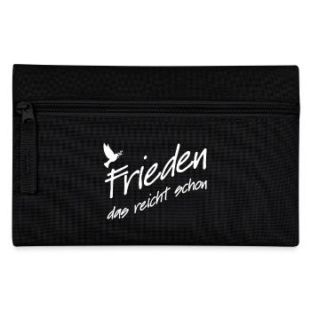 Einfach nur Frieden für alle - Federtasche - Schwarz - Vorne