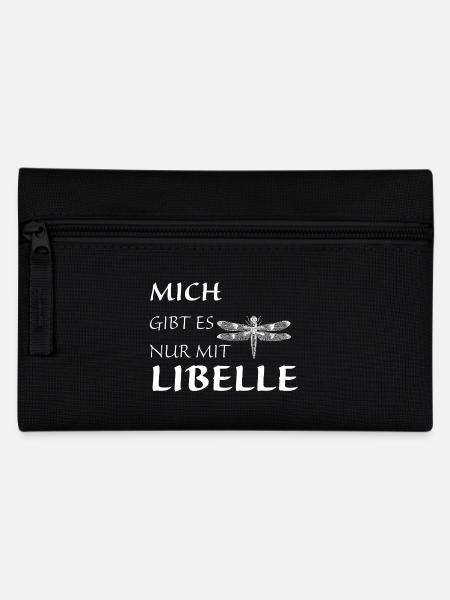 Nur mit Libelle - Federtasche - Schwarz