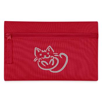 Katze - Federtasche - Rot - Vorne