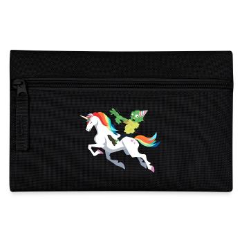 Happy Halloween Zombie Unicorn drôle de cadeau - Trousse - noir - Devant