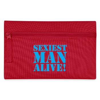 sexiest man alive - Pencil Case - red - Front