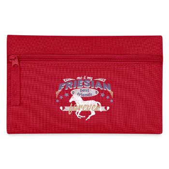 Friesian Friese Pferd Pferderasse best friends BFF - Federtasche - Rot - Vorne