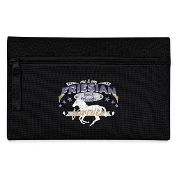 Friesian Friese Pferd Pferderasse best friends BFF - Federtasche - Schwarz - Vorne