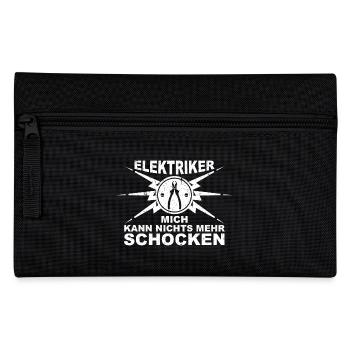 Elektriker - Mich kann nichts mehr schocken - Federtasche - Schwarz - Vorne