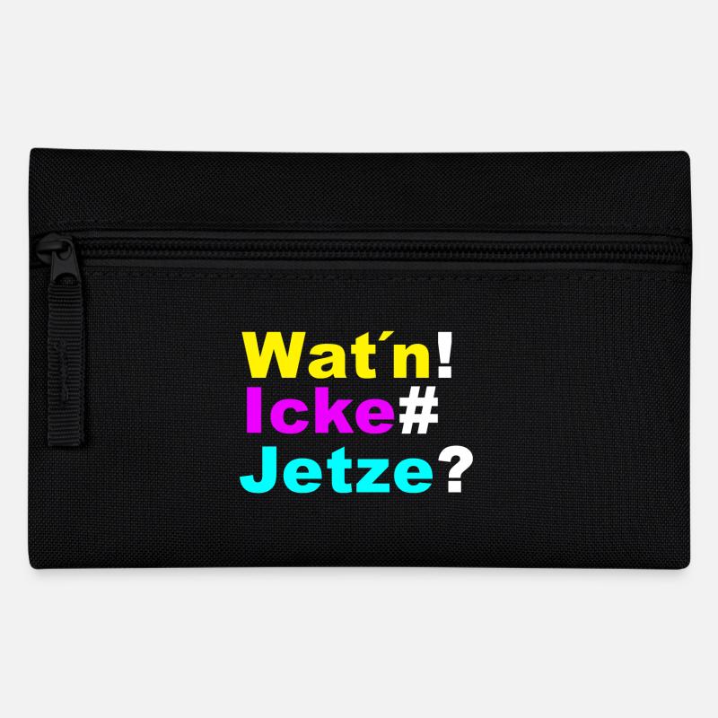 Wat´n icke jetze - Federtasche - Schwarz