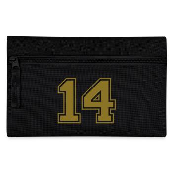 nummer - 14 - Federtasche - Schwarz - Vorne