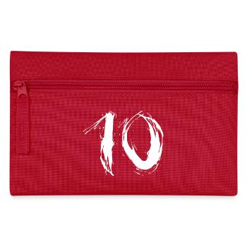 Tendance vecteur numéro dix numéro 10 - Trousse - rouge - Devant