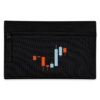Stocks Chart Trading 2 - Federtasche - Schwarz - Vorne