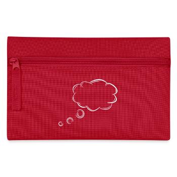 Gedankenblase Blase Gedanken Weiß - Pencil Case - red - Front