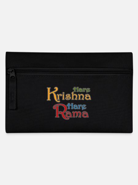 Hare Krishna Hare Rama - Federtasche - Schwarz