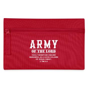 Army Of The Lord - Pencil Case - red - Front