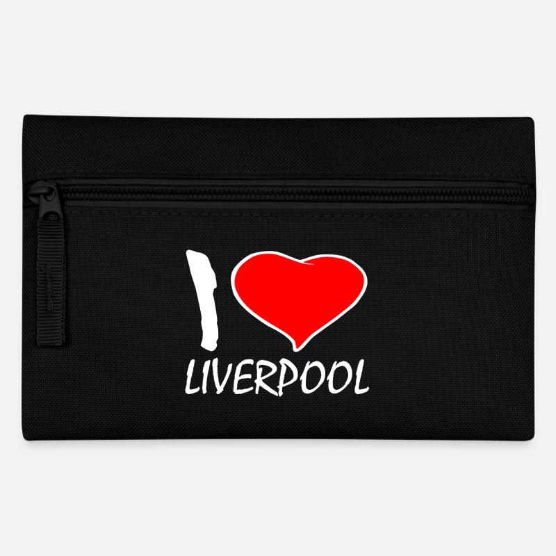 I LOVE LIVERPOOL - Federtasche - Schwarz