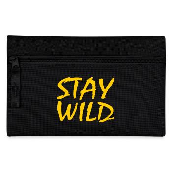 STAY WILD - Federtasche - Schwarz - Vorne