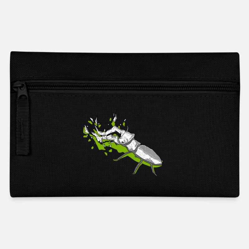 cerf-volant vert - Trousse - noir