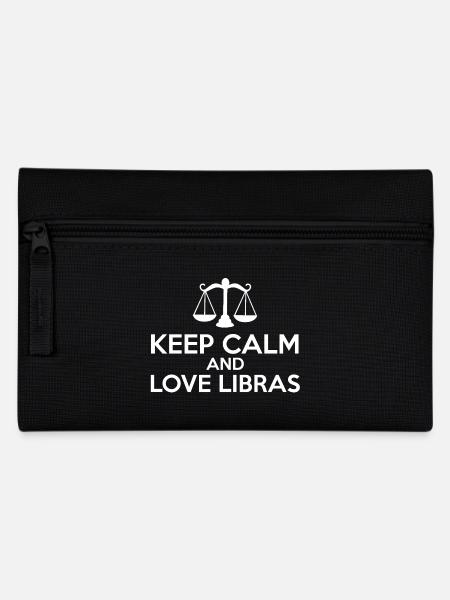 Star sign Libra / Zodiac Libra - Pencil Case - black