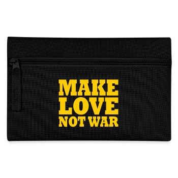 Make love not war - Trousse - noir - Devant