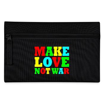 Make love not war - Trousse - noir - Devant
